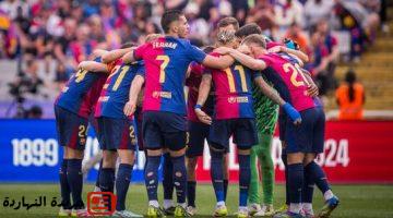 برشلونة يعلن غياب مدافعه لمدة 4 أسابيع بسبب الإصابة