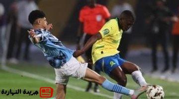 سامي يعزز تقدم بيراميدز أمام صن داونز بالهدف الثاني
