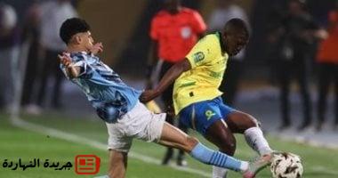 أحمد سامي يعزز تقدم بيراميدز أمام صن داونز بالهدف الثاني في الدقيقة 56