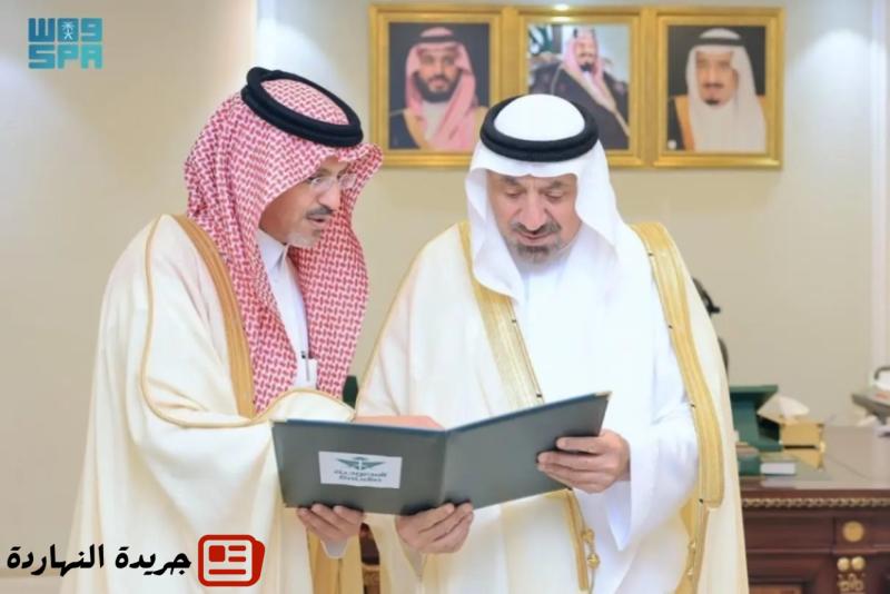 أمير نجران يطّلع على إحصائيات الخطوط السعودية بمطاري نجران وشرورة خلال العام الماضي