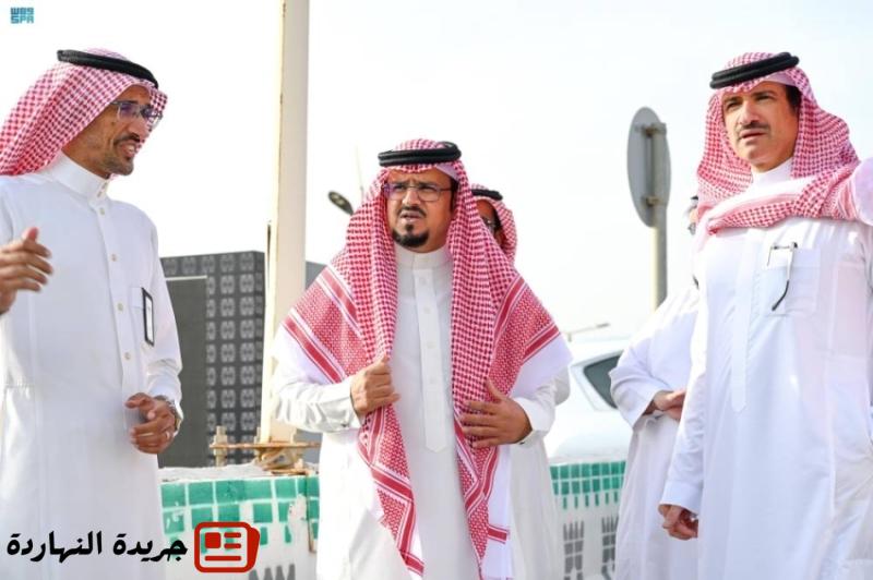 أمين الباحة يتفقد منتزه الأمير متعب وعددًا من المواقع في بني كبير