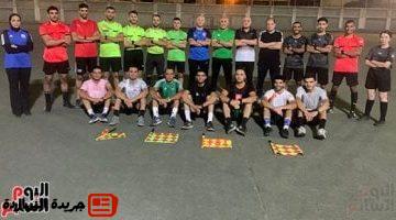 وأبو خاطر فى التدريب الفنى والعملى للحكام الواعدين بالجيزة