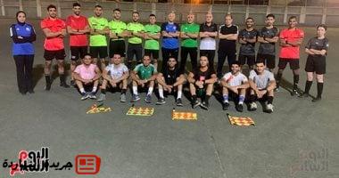 السكران وأبو خاطر فى التدريب الفنى والعملى للحكام الواعدين بالجيزة (صور)