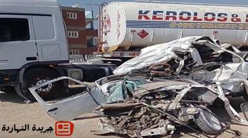 الأحمر يقدم الدعم النفسي والمادي لأسر ضحايا حادث الطريق