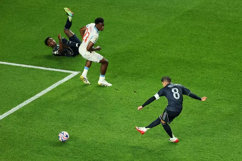 بعد كعب فيني الرائع.. فالفيردي يبدع في الهدف الثاني للريال أمام سالزبورج