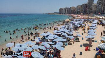 عاجل من الأرصاد للمصطافين بـ3 شواطئ والحرارة في الظل