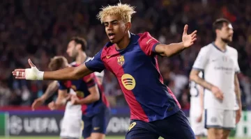برشلونة يمنح لامين يامال القميص رقم 10 quotالتاريخيquot.webp