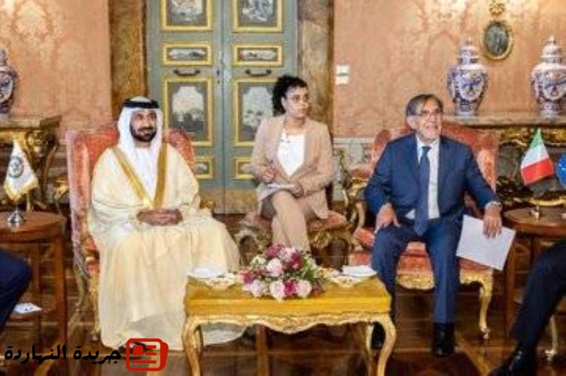 رئيس البرلمان العربي يلتقي رئيس مجلس الشيوخ الإيطالي 2 رئيس البرلمان العربي يلتقي رئيس مجلس الشيوخ الإيطالي
