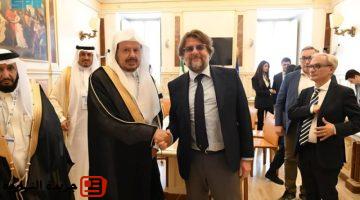 مجلس الشورى يلتقي رئيس لجنة الصداقة البرلمانية الإيطالية السعودية.jpgw800q100fjpg