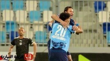 بيراميدز وصن داونز يعاينون أرض ملعب المباراة قبل نهائى