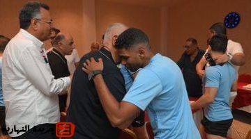 المصري يجتمع بلاعبي الفريق الأول والجهاز الفني بقيادة التونسي