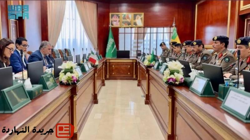 مدير الدفاع المدني يبحث مع رئيس الحماية المدنية الإيطالية الموضوعات المشتركة