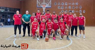 منتخب مصر الأولمبي يفوز على نجوم تشوجي فى البطولة الدولية للسلة