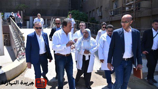 وزير الصحة يوجه برفع الكفاءة والتطوير بمستشفى مدينة نصر للتأمين الصحي 2 وزير الصحة يوجه برفع الكفاءة والتطوير بمستشفى مدينة نصر للتأمين الصحي