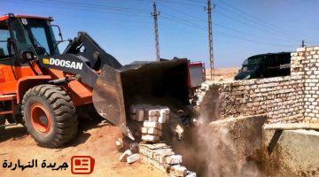موجات إزالة التعديات الري تسترد 1130 مليون متر مربع