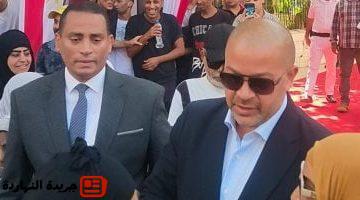 أحمد دياب يدلى بصوته فى انتخابات مجلس الشيوخ