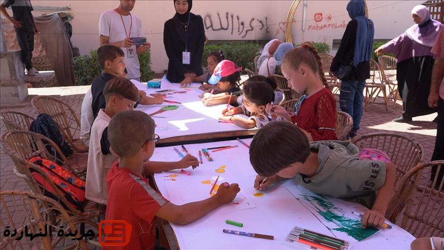 أخر خبر : “تنفس وارسم”.. نافذة أمل لأطفال بغزة وسط الإبادة 5 أخر خبر : “تنفس وارسم”.. نافذة أمل لأطفال بغزة وسط الإبادة