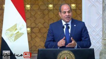 السيسي: معبر رفح سيظل بوابة لإغاثة أهالي غزة وليس للتهجير