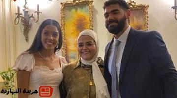 عبد الرحمن حميد حارس يد الأهلي على زينة العلمى