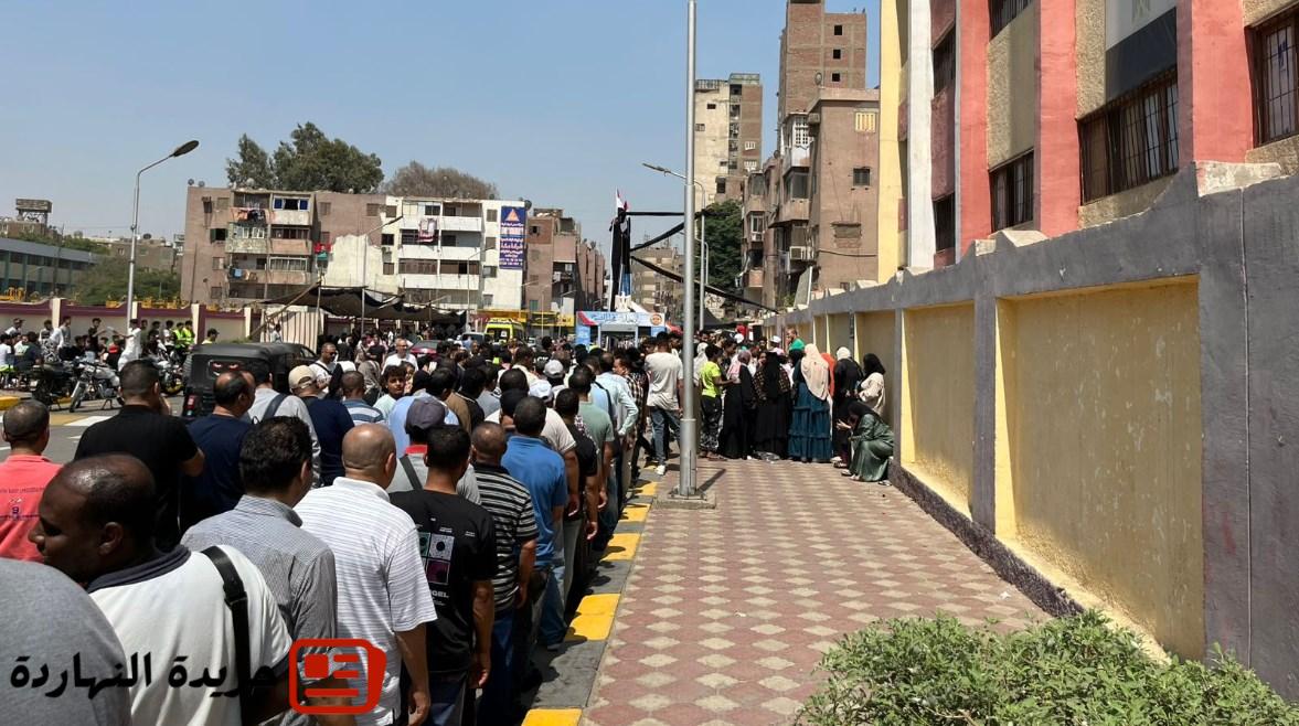 طوابير على صناديق اقتراع انتخابات مجلس الشيوخ بالجيزة (صور)