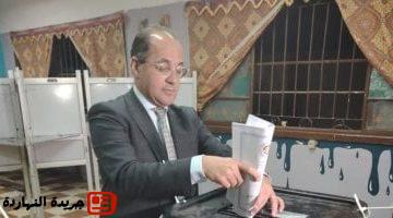 وزير المالية يدلى بصوته فى انتخابات مجلس الشيوخ